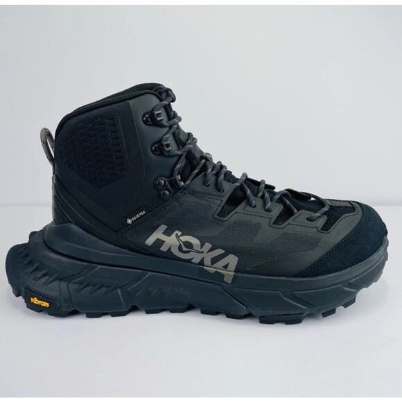 Hoka One One Tennine Hike GTX Black Men's Vibram Hiking Boot - Size 11D - Picture 2 of 9